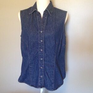 Van Heusen Women's Denim Tank, L